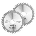 DMJJSD® Circular Saw Blade,2 pcs 115mm Carbide Saw Blade 4.5" Angle Grinder Circular Saw Blade 40 Teeth for Woodworking Cutting Disc Wood Plastic Alloy Carbide Finishing Saws Blade