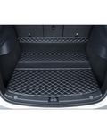 SUV Cargo Liner for 2020-2025 Tesla Model Y 5 Seater Rear Trunk Mats Dog Liner Luxury Leather Trunk Cover Replacement Custom Fit