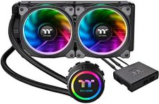 Thermaltake Floe 280mm, 16.8 Million Color Software Enabled (TT RGB Plus/Alexa/Razer Chroma), AMD (AM5/AM4)/Intel (LGA 2066/1200), AIO CPU Liquid Cooler CL-W167-PL14SW-A For Desktop