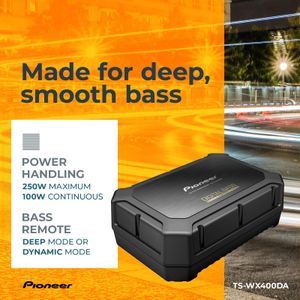 Pioneer Active Subwoofer with Built-in Class-D Amplifier, 250W – Space Saving
