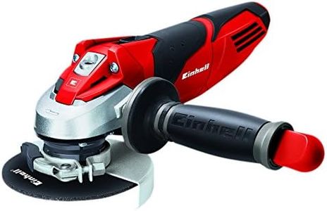 Einhell 115mm Angle Grinder TE-AG 115/600 | 600W, Spindle Lock, Cable Clip, Soft Grip, Additional Handle | 4 Inch Angle Grinder With Disc For Cutting, Sanding, Grinding and Polishing