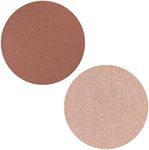 Powder Blush Highlighter Duo Makeup Palette – Russet Rose Brown Matte Blusher with Pink Highlighting Set, Magnetic Refill Pans, Highly Pigmented Paraben Gluten Cruelty Free Cosmetics Beauty Junkees