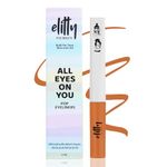 Elitty Devil's Advocate | Orange Coloured Intense Waterproof Liquid Eyeliner (Matte Finished) | Lasts Upto 12hrs | Smudge Proof, Witch Hazel Infused, Quick Drying - 4ml