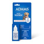 Adams Ear Mite Treatment For Dogs and Cats Over 12 Weeks, Kills Ear Mites On Contact, Relief For Dogs and Cats Suffering From Ear Mites, Soothing Aloe and Lanolin Formula .5 Fl Oz