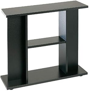 Amtra System 60 - Mobile Acquario in Legno di Colore Nero, 60x32x70 cm - Supporto Robusto in Stile Classico ed Essenziale per Avere un Kit Accessori Acquario Completo - Made in Italy