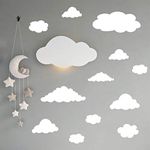 Easu Clouds Wall Decal Wall Stickers Peel and Stick Removable Wall Stickers Kids Room Decals Nursery Decor