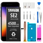 [4500mAh] Battery for iPhone SE (2020 2nd Gen) TAYUZH High Capacity New 0 Cycle Battery Replacement for Model A2275 A2296 A2298 (NOT for iPhone SE 2016 1st Gen) with Professional Repair Tools Kit