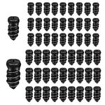 60pcs Tire Repair Nails, Rubber Screw Tire Plugs Self-Service Vacuum Tire Repair Nail Kit Tires Quick Puncture Repair Tools for Auto Motorcycle Car Truck Tractor (30 S+30 L)