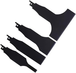 6OX Reciprocating Saw Scraper Blades 4PCS for Removing Tile Glue Gaps Black Color