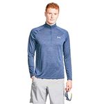 Under Armour Men’s Tech 2.0 ½ Zip Long Sleeve, Academy Blue (409)/Steel XX-Large