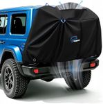SIRUITON Bike Cover for Transport 3 Bike-Heavy Duty 600D Travel Bike Covers, Outdoor Strong UV Protection & Windproof, Waterproof Bicycle Rack Covers for Car, Truck, RV, SUV.