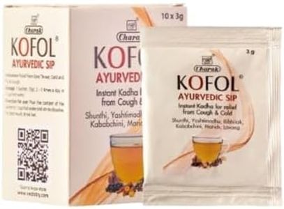 Charak Kofol Instant Kadha Ayurvedic Sip for quick relief from cough & cold Traditional Ayurveda's Soothing Remedy - each pach contains 3 sip (Pack of 1)