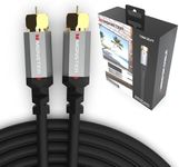 Monster Essentials RG-6 Coax Cable with Gold-Plated F-Pin Coaxial Cable Connector - High Speed Internet Cable with Duraflex Jacket and Metal Shielding, 25ft