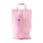 pack all Water Resistant Travel Shoe Bags, Shoe Storage Organizer Shoe Pouch with Zipper, for Men and Women (Pink)