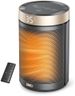 DREO Space Heater for Indoor Use, 1500W PTC Ceramic Safety Heater with Thermostat for Bedroom Home Office, Portable Electric Heaters with Remote, 3 Modes, Overheat & Tip Over Protection, 12H Timer