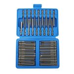 50Pcs Screwdriver Bit Set Extra Long Square Flat Hex Spline Clutch Torq Multi Sizes Screwdriver Bits