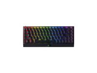 Razer BlackWidow V3 Mini HyperSpeed 65% Wireless Mechanical Gaming Keyboard: HyperSpeed Wireless Technology - Yellow Mechanical Switches- Linear & Silent - Doubleshot ABS keycaps - 200Hrs Battery Life