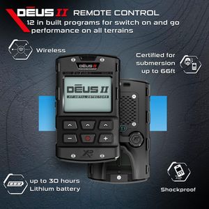 XP Deus II Metal Detector – 9-Inch Waterproof Search Coil