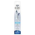 Oral-B Clic Toothbrush Ultimate Clean Replacement Brush Heads, White, 2 Count