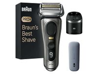 Braun Series 9 Pro+ Electric Shaver with 5 Pro Shaving Elements, Men's Electric Shaver, Long Hair Trimmer, Cleaning Station, Charging Case, PowerCase, Made in Germany, 9575cc, Grey