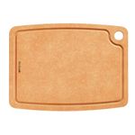 BESTCOOK Wood Fiber Cutting Board for Kitchen, BPA-Free Reversible Durable Chopping Board with Juice Groove, Non-Porous Dishwasher Safe, Non-Slip, Knife Friendly for Meat Bread Fruit, Natural