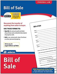 Adams Bill of Sale, Forms and Instructions (LF135)