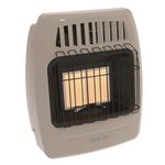 World MKTG of America/Import KWP212 2 Plaque 12000 BTU Gas Wall Heater,Grey