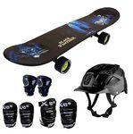 jaspo Fiber Composite Black Panther Fibre Skateboard Combo (26.5 * 6.5") For Age Group 7 Years And Above (Pro)