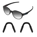 Acefrog Upgraded Nose Pads for Oakley Metalink OX8153, Bat Flip OX8183 Eyeglasses, Miter OX8154, Cogswell OX8157 Bevel, Activate Eyeglass Push-in Nose Piece Replacement, Anti-Slip, Black