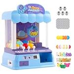 Claw Machine for Kids Claw Game Toy Dool Grabber Game Toy Dool Machine with Rich Accessories for Kids Toddlers Educational Gifts for Boys & Girls(Blue)