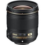 Nikon AF FX NIKKOR 28mm f/1.8G Compact Wide-Angle Prime Lens with Auto Focus for Nikon DSLR Cameras, Black (2203)