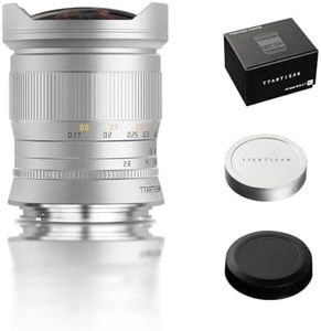 TTARTISAN 11mm F2.8 Sliver Fisheye E Mount, Full Frame Ultra-Wide Manual Lens for Sony E-Mount A7II A5100 Nex-5t A7III A7RIV A7IV A6100 A6700 (E-Mount, Silver)