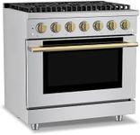 Hauslane 36" Dual Fuel Range Stainl