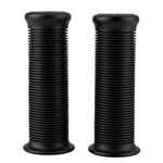 Handlebar Grip, 1 Pair of 1inch 25mm/ 1.1inch 28mm Universal Motorcycle Vintage TPU Handle Handlebar Grip Replacement (Black)