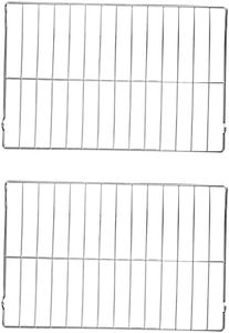 316496201 316496202 Oven Rack Unit 24.2" x 16" for Frigidaire Range Oven - 316496207, 316404501 （2Pack)