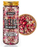 YOGAFY - Epsom Bath Salt Crystals (250 gm) || DETOX SPA || Muscle Relief Body Soak with Epsom Salt Crystals- Deep Soaking Body Aches, Muscle Pain, Joint Soreness and Tired Muscles | Pet Jar Pack |