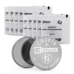 EEMB 10 PACK CR2016 Battery 3V Lithium Battery Button Coin Cell Batteries 2016 Battery ECR2016 DL2016 LM2016 for car key FOBs, Watches, Calculators,Garage Door Openers,Toys,LED Lights,Games Console