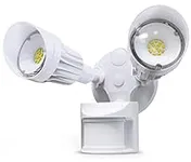 JJC LED Security Lights ,Motion Sensor Flood Light Outdoor Fixture,2000LM 20W(120W Equiv.),IP65 Waterproof,5000K Daylight White ETL Listed Outdoor Lighting White (Not Solar Powered)
