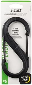 Nite Ize SBP6-03-01BG S-Biner Carabiner, 6, Black