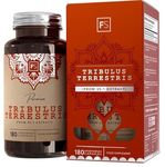 FS Tribulus Terrestris | 180 Tribulus Terrestris High Strength Capsules - 2500mg Tribulus (from 35:1 Extract) per Capsule | Non-GMO, Gluten & Allergen Free | Manufactured in The UK