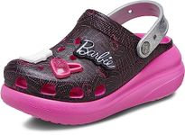 Crocs Unisex Barbie Classic Crush Sabots | Chaussures Plateforme Clog, Black, 4/7 UK