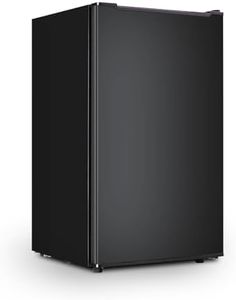 Maine 3.0 Cu.Ft Upright Freezer, Mini Freezer with 3 Adjustable Thermostat, Single Door Compact Freezer with Reversible Door for Kitchen Apartment Office, Black