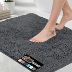 GORILLA GRIP Bath Rug Mat, Soft Abs
