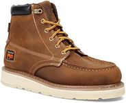 Timberland PRO Men's Gridworks 6 Inch Soft Toe Waterproof Industrial Wedge Work Boot, Golden Brown, 9.5