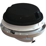 Maxx Air 00-03810B Fan Dome, 6" Fan, Black