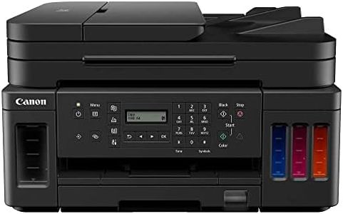 Canon PIXMA G7050- Impresora Multifuncional WiFi de inyección de Tinta con Fax y ADF, Negra + 3 Botella de Tinta Negra Extra