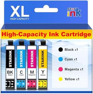 Starink Remanufactured for 232XL Ink Cartridges Combo Pack Latest Upgrade Replacement for 232 Ink Cartridges for Printer XP-4200 Ink WF-2930 WF-2950 XP-4205 Printer (Black/Cyan/Magenta/Yellow, 4 Pack)