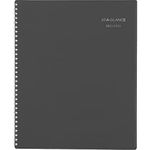AT-A-GLANCE 2023-2024 Academic Planner, Monthly, 8-1/2" x 11", Large, Monthly Tabs, Flexible Cover, DayMinder, Charcoal (AYC47045)