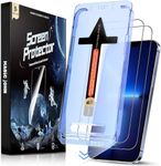 MAGIC JOHN 2 Pack for iPhone 13 Pro Max/iPhone 14 Plus 6.7 inch Tempered Glass Screen Protector, Auto Dust-Elimination Installation, Bubble Free, HD Clear, Easy Installation