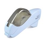 Rapesco 1442 SupaCut Tape Dispenser with 2 Tape Rolls, Powder Blue